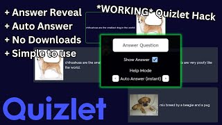 How To Hack Quizlet 2024 [upl. by Aikyn]