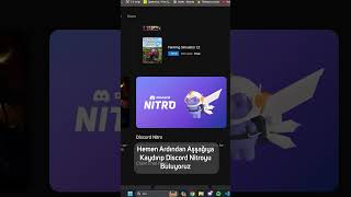 Ücretsiz Discord Nitro Nasıl Alınır  epicgames nitro free [upl. by Edla]