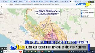 Walper advierte sobre alertas hidrológicas emitidas para el país [upl. by Nero]