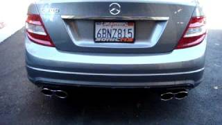 W204 C300 Meisterschaft exhaust clip [upl. by Bihas]