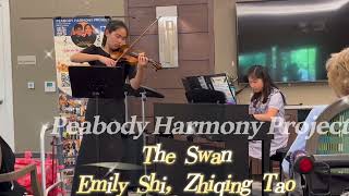 🎻✨ Emily Shi amp Zhiqing Tao performed The Swan at Seneca Rockville Senior LivingSeptember 21st 24 [upl. by Dinse]