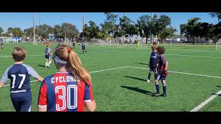 cyclones U11 blue vs Palm Beach Kickers [upl. by Harilda]