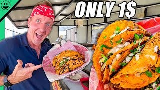 Worlds Cheapest Tacos ULTIMATE Playa Del Carmen Street Food Tour [upl. by Imalda]