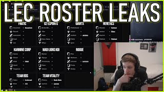 Nemesis reacts to LEC Roster LEAKS for 2025 [upl. by Margaretha]