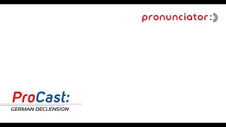 Podcast on German Declension [upl. by Hars]