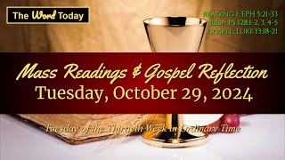 Todays Catholic Mass Readings amp Gospel Reflection  Tuesday October 29 2024 [upl. by Akissej816]