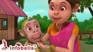 குரங்கு குட்டி செல்லக் குட்டி எங்க போச்சு  Tamil Rhymes for Children  Infobells tamilrhymes [upl. by Guy]