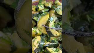 Salade de courgette ail cumin et coriandre [upl. by Scarito]