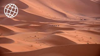 Erg Chebbi Dunes Merzouga Moroccan Sahara Amazing Places 4K [upl. by Merrily257]