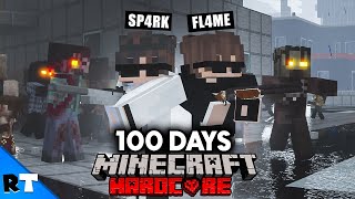 We Survived 100 Days in a Zombie Apocalypse in Minecraft Hardcore [upl. by Oicanata892]