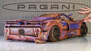 Abandoned Pagani Zonda Full Restoration  Restoration Hypercar Pagani Zonda C12 S [upl. by Iatnohs]