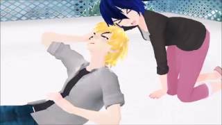 MMD  When your crush scares you Miraculous Ladybug [upl. by Atikan]