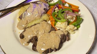 Perfect Beef Steak Recipe With Sauce  JuicyTender Beef Steak🥩 [upl. by Elvah]