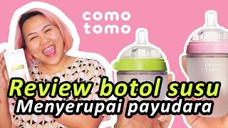 REVIEW BOTOL SUSU BAYI COMOTOMO [upl. by Oinotnaocram]