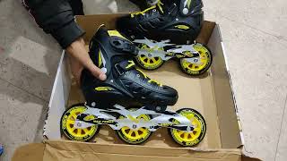 cosco inline skates 110mm wheel size [upl. by Atteyek]