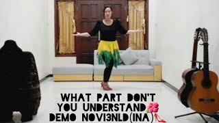 What Part Dont You Understand  Line Dance Andrina K FauldsSCO Absolute Beginner [upl. by Nolrac]