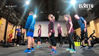 Entrenamiento funcional en el gimnasio Altafit [upl. by Nowd]