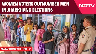 Jharkhand Voting News  Women Voters Outnumber Men In Jharkhand Elections [upl. by Waters933]