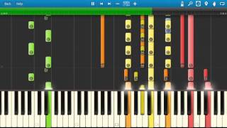 Neil Diamond  Sweet Caroline  Piano Tutorial  How To Play  Synthesia Cover [upl. by Kajdan]