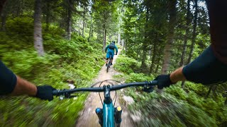 DJI Osmo Action 5 Pro RAW Mountain Biking in HLG HDR DJIOsmo [upl. by Acinorej]