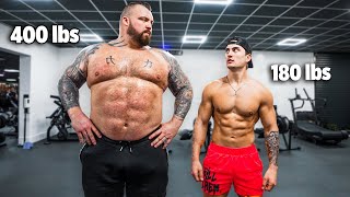 Entrenando con el Hombre Más Fuerte Eddie Hall [upl. by Yanej]