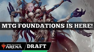 MTG FOUNDATIONS IS HERE  MTG Foundations Draft  MTG Arena [upl. by Charline249]