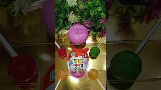 Lollipop Apple Gems amp Kinder Joy Popsicle youtubeshorts viralshorts [upl. by Nnyloj523]