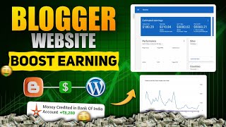 How to Earn Money from Blogger Website  How to Boost Blogger Website Earnings [upl. by Anderson976]