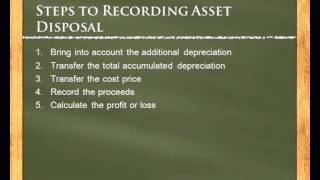 Accounting Lessons Disposal of assets [upl. by Surtimed]