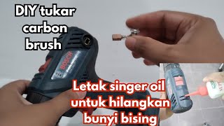 DIY replace carbon brush GSB180LI [upl. by Festus217]