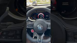 Race mode revs in the 2024 Stelvio QV 🦾🍀 alfa stelvio quadrifoglio carasmr exhaustsound suvs [upl. by Jermyn]