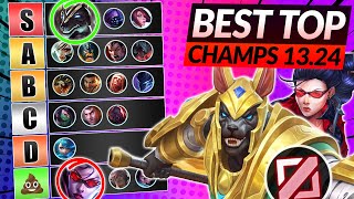 NEW TOP LANE Champions TIER LIST for 1324  LoL Meta Guide [upl. by Ezar]