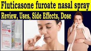 Fluticasone furoate nasal spray uses in hindi  Fluticasone nasal Spray  Uses Side Effects Dose [upl. by Aimo]