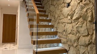 How to make stairs in luxurys types stairscase renovation interior interiorwooddesign bespoke [upl. by Suaeddaht]