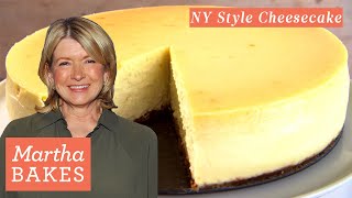 Martha Stewart’s New YorkStyle Cheesecake  Best Dessert Recipes [upl. by Aniale]