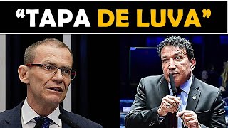 SENADOR MAGNO MALTA DÁ quotTAPA DE LUVAquot EM SENADOR DO PT [upl. by Gaughan]