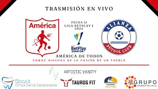 EN VIVO AMÉRICA DE CALI vs ALIANZA FC  FECHA 11 LIGA BETPLAY 2024 [upl. by Odravde]