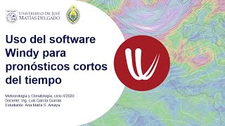 Pronósticos del tiempo usando el software Windy [upl. by Hnilym587]