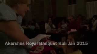 Akershus Royal Banquet Hall Jan 2015 home movie [upl. by Oilasor339]