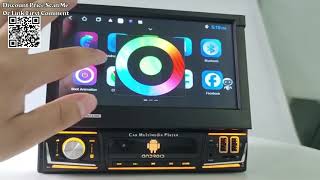 Test Hizpo Android 12 Universal 1din Car Radio CarPlay GPS Navigation Review Aliexpress [upl. by Donnenfeld]