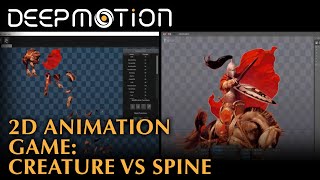 DeepMotion 2D Animation Game  Creature vs Spine [upl. by Eugaet]