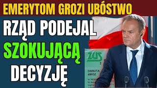 PILNE EMERYTOM GROZI UBÓSTWO RZĄD PODEJMUJE SZOKUJĄCĄ DECYZJĘ O DODATKOWEJ WALORYZACJI EMERYTUR [upl. by Nylirret59]