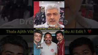 Thala Vibing to Thalapathy Song ❤️ thalapathyvijay thalapathy thala ajith whistlepodu [upl. by Rubia233]