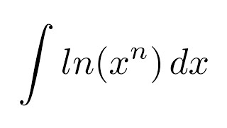 Integral of lnxn by parts [upl. by Brigg]