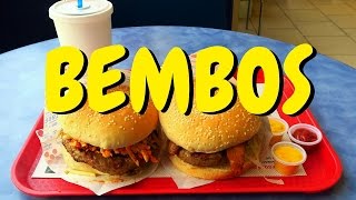 Bembos Eating Peruvian fast food burgers in Lima Peru [upl. by Aynna932]