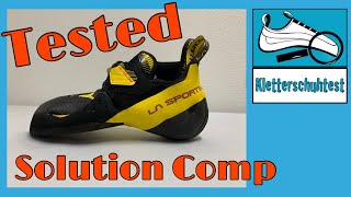 La Sportiva Solution Comp Test Kletterschuhe Review [upl. by France36]