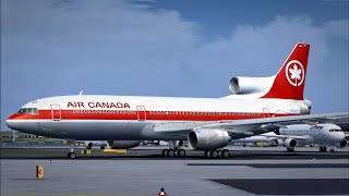 FrankfurtMain EDDF to Montreal CYUL in a L1011 part 1 l1011 [upl. by Virnelli]