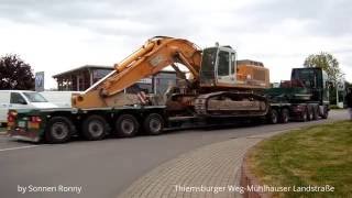 KSK Schwertransport  100t auf dem Weg zur A71 [upl. by Camfort]