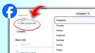 How to Add social Media Clickable Links to your Facebook Page [upl. by Annohsal]