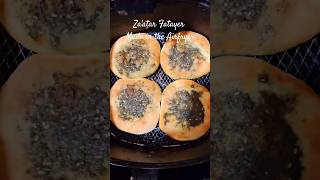 Zaatar Fatayer fatayer bread snack [upl. by Kaila]